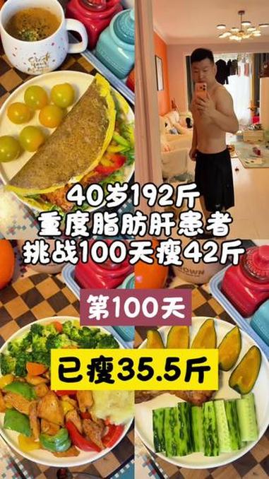 99天瘦了35斤 分享重度脂肪肝患者的每日三顿减脂餐｜营养均衡低热量，科学减脂保健康#减脂