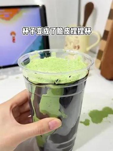 但我在家想喝巧克力抹茶星冰乐 抹茶控 巧克力捏捏杯