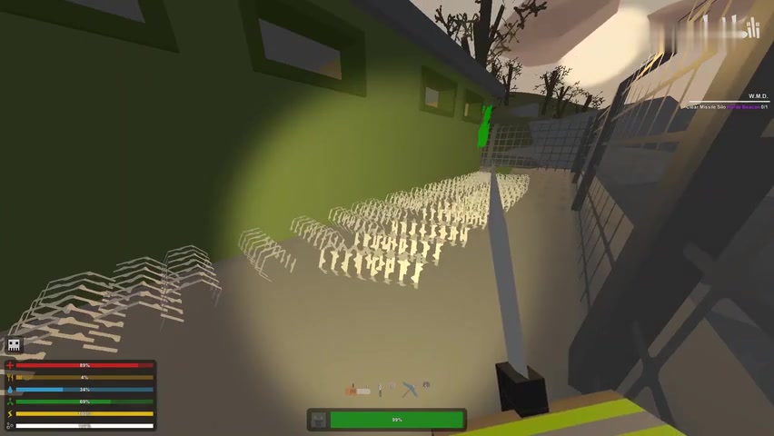 [图]unturned「未转变者」最简单的尸潮打法 辐射区尸潮