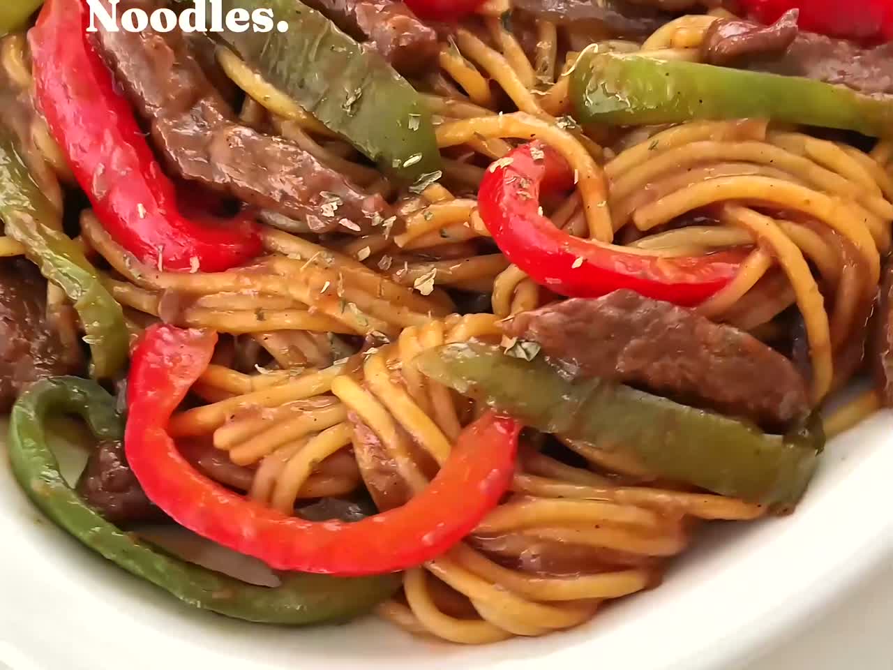 黑胡椒牛柳意面一周八顿都吃不腻