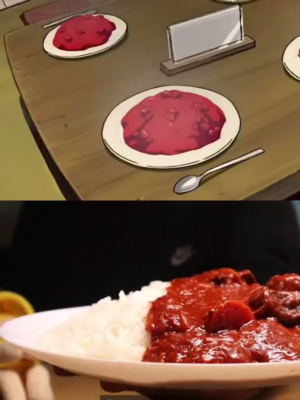 制作还原《火影忍者》里的超辣咖喱牛肉盖浇饭