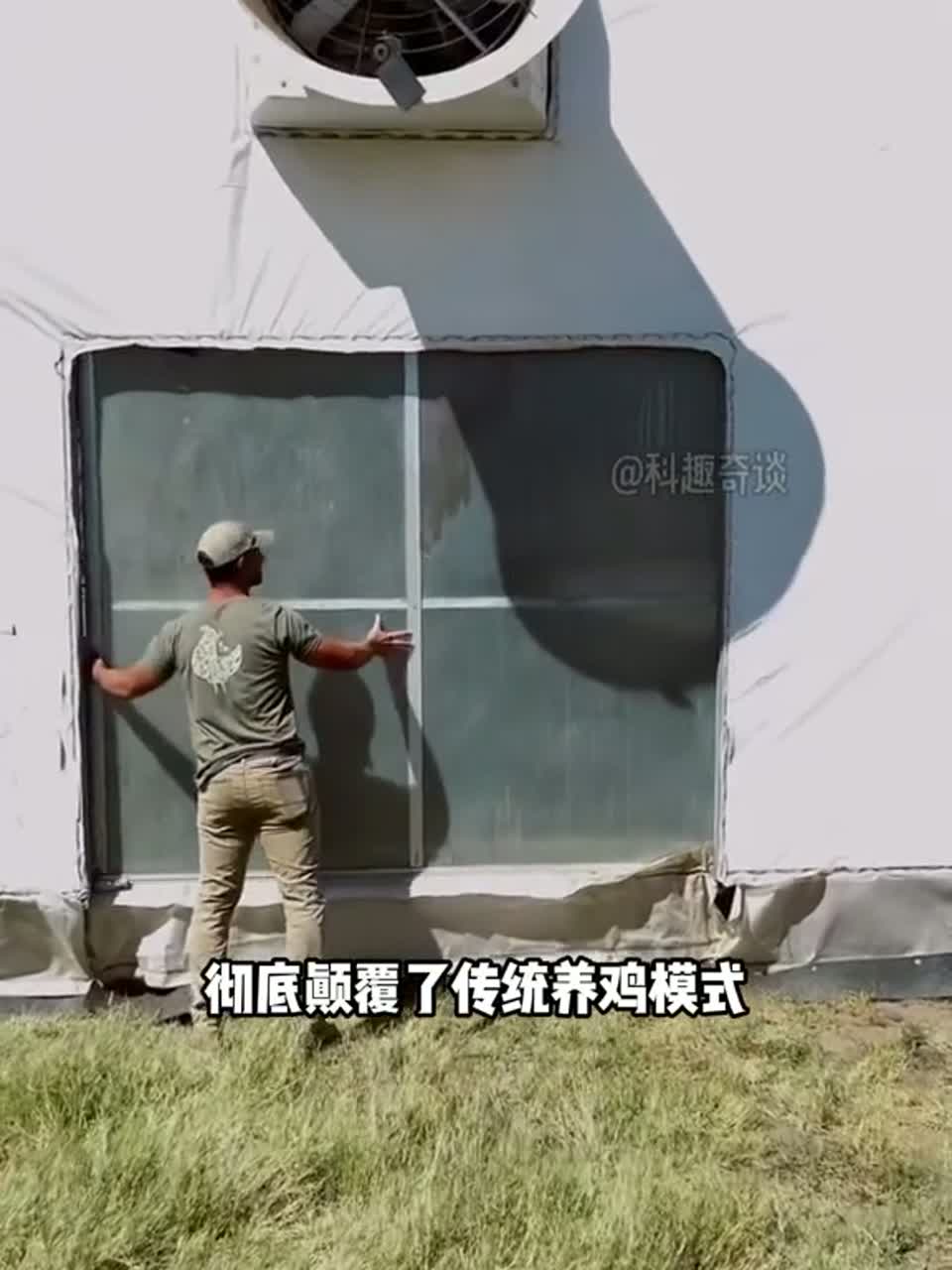 美国人真聪明，能发明出这样的移动养鸡场！