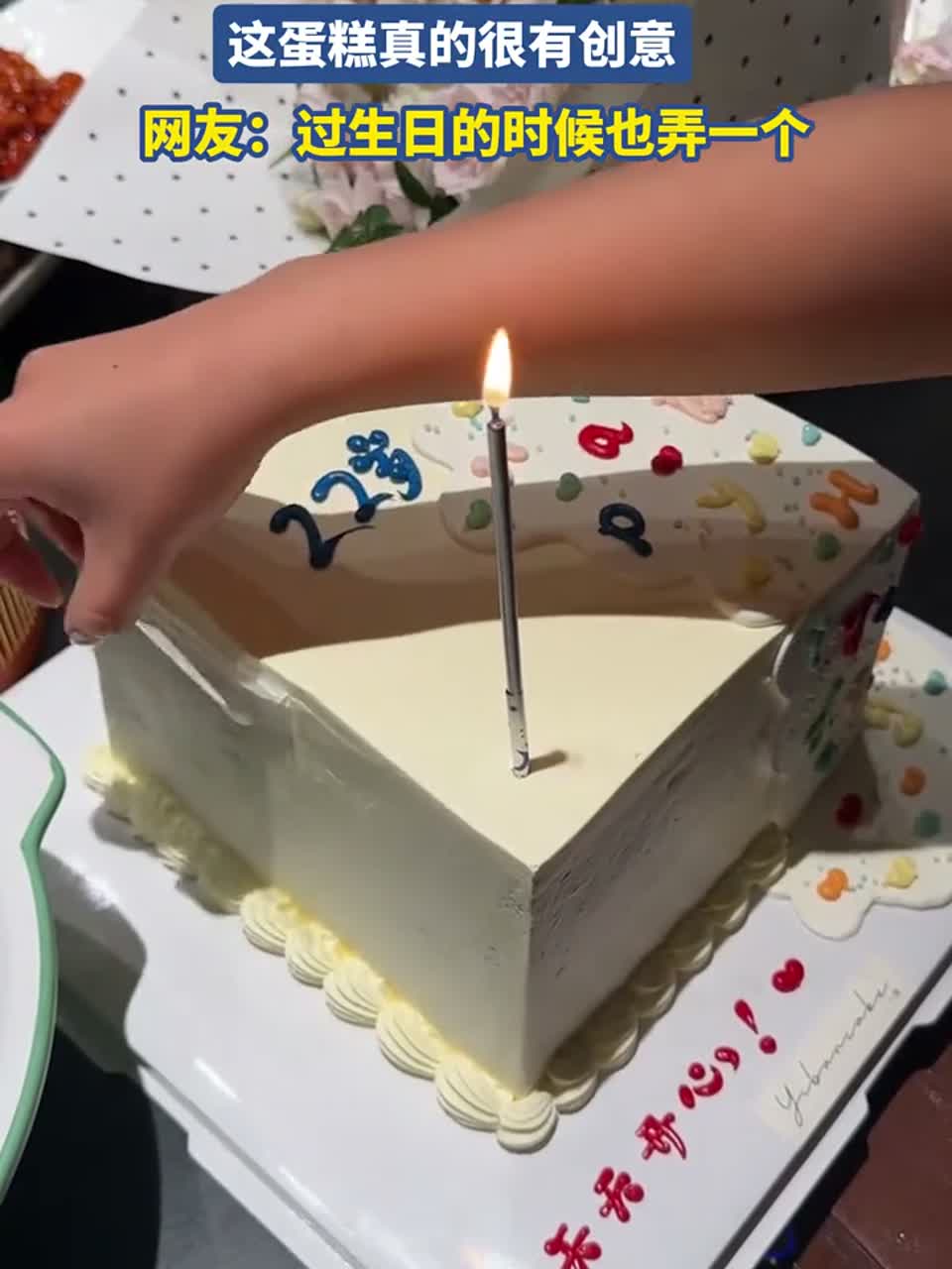 创意生日蛋糕，惊喜与祝福同在！