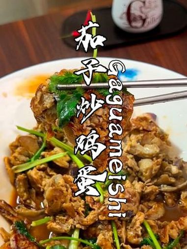 非常好吃的茄子炒鸡蛋,真的是超级好吃又下饭 茄子的神仙吃法 下饭菜 家常菜教程