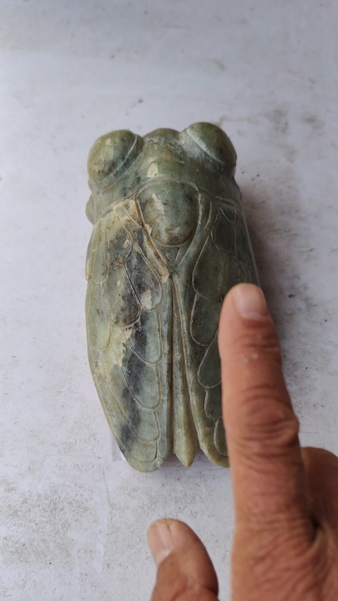 这个石头来腌菜。