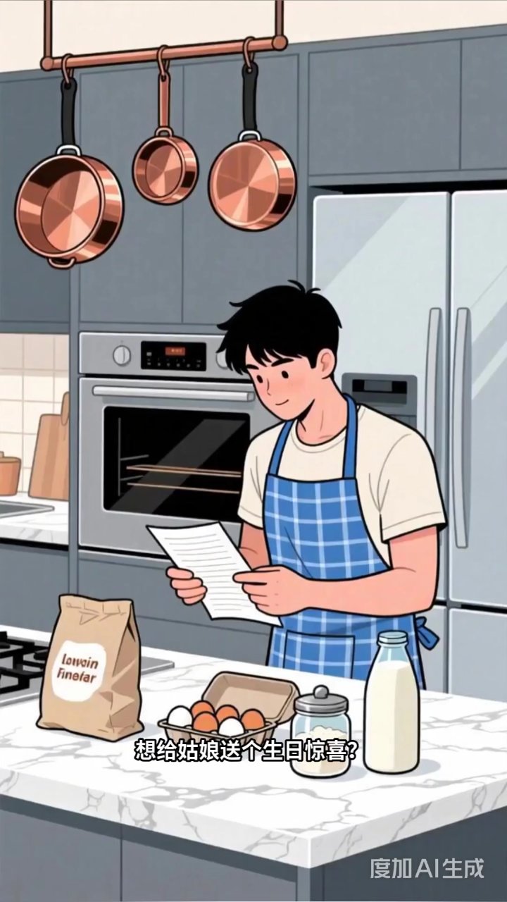 手把手教你做生日蛋糕,让姑娘感动到合不拢嘴!