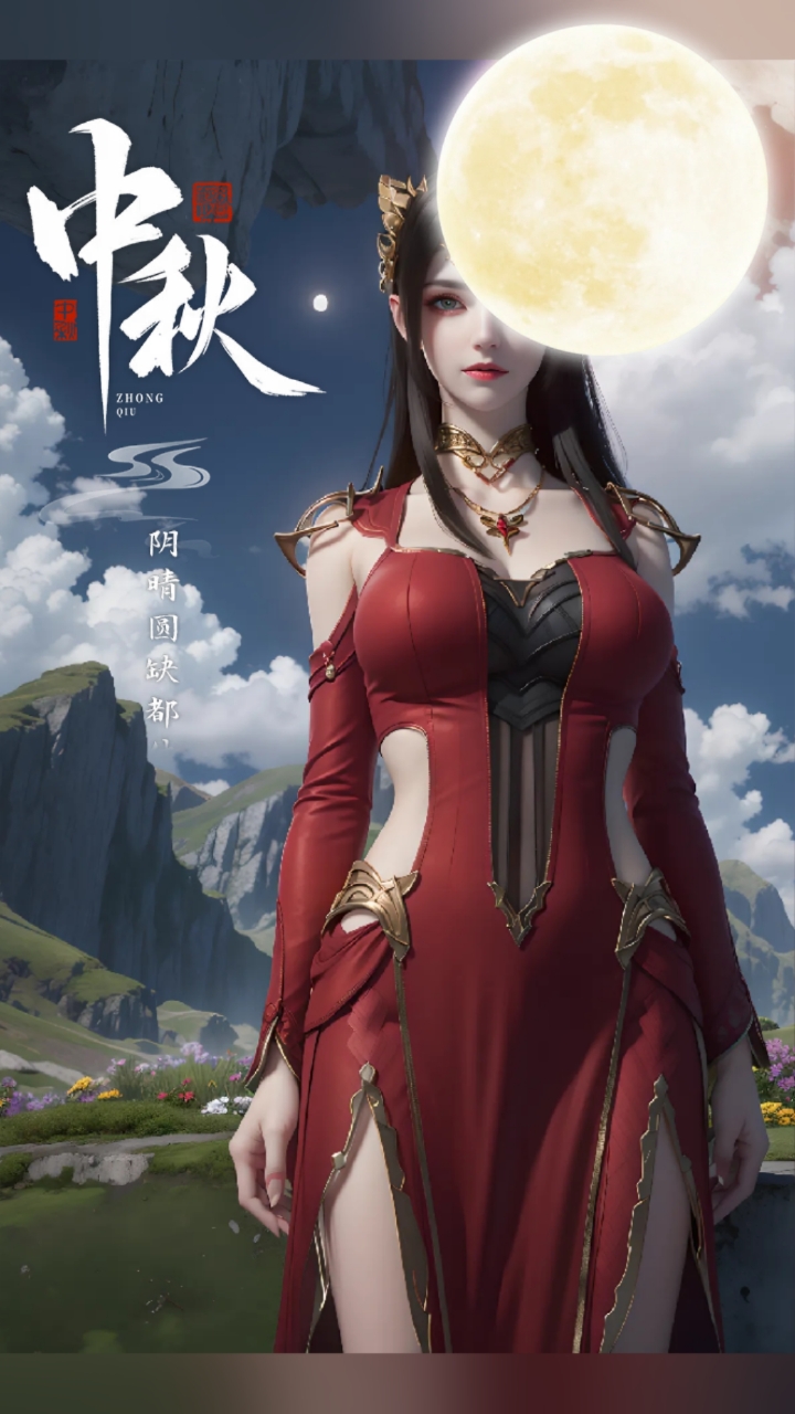 中秋月圆家家赏月字谜!