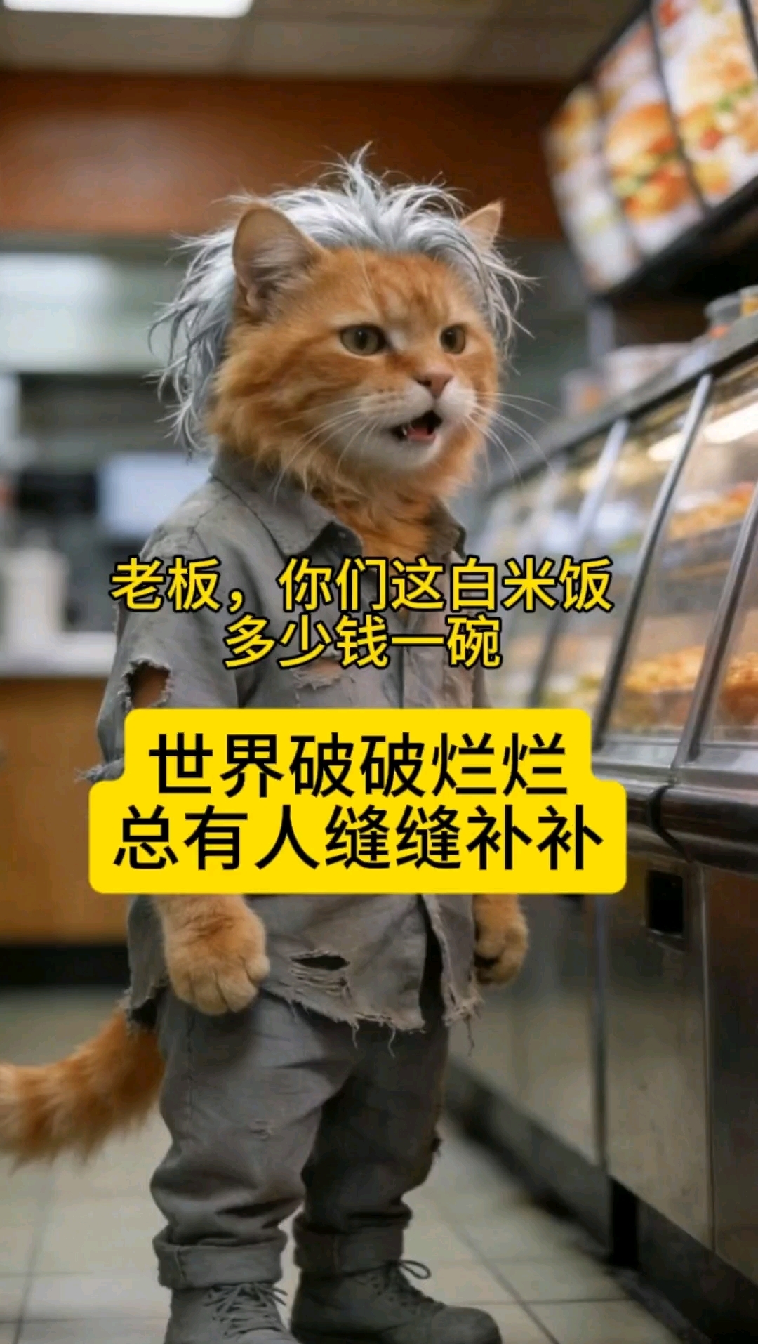 世界破破烂烂，总有人缝缝补补