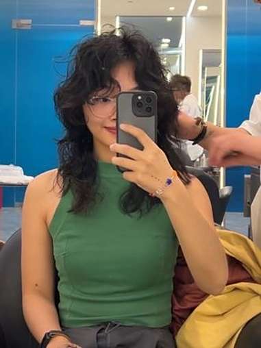 狼尾鲻鱼头搭配亚美卷也太美了吧 亚美卷 亚美卷烫发 亚美卷发 狼尾 狼尾鲻鱼头