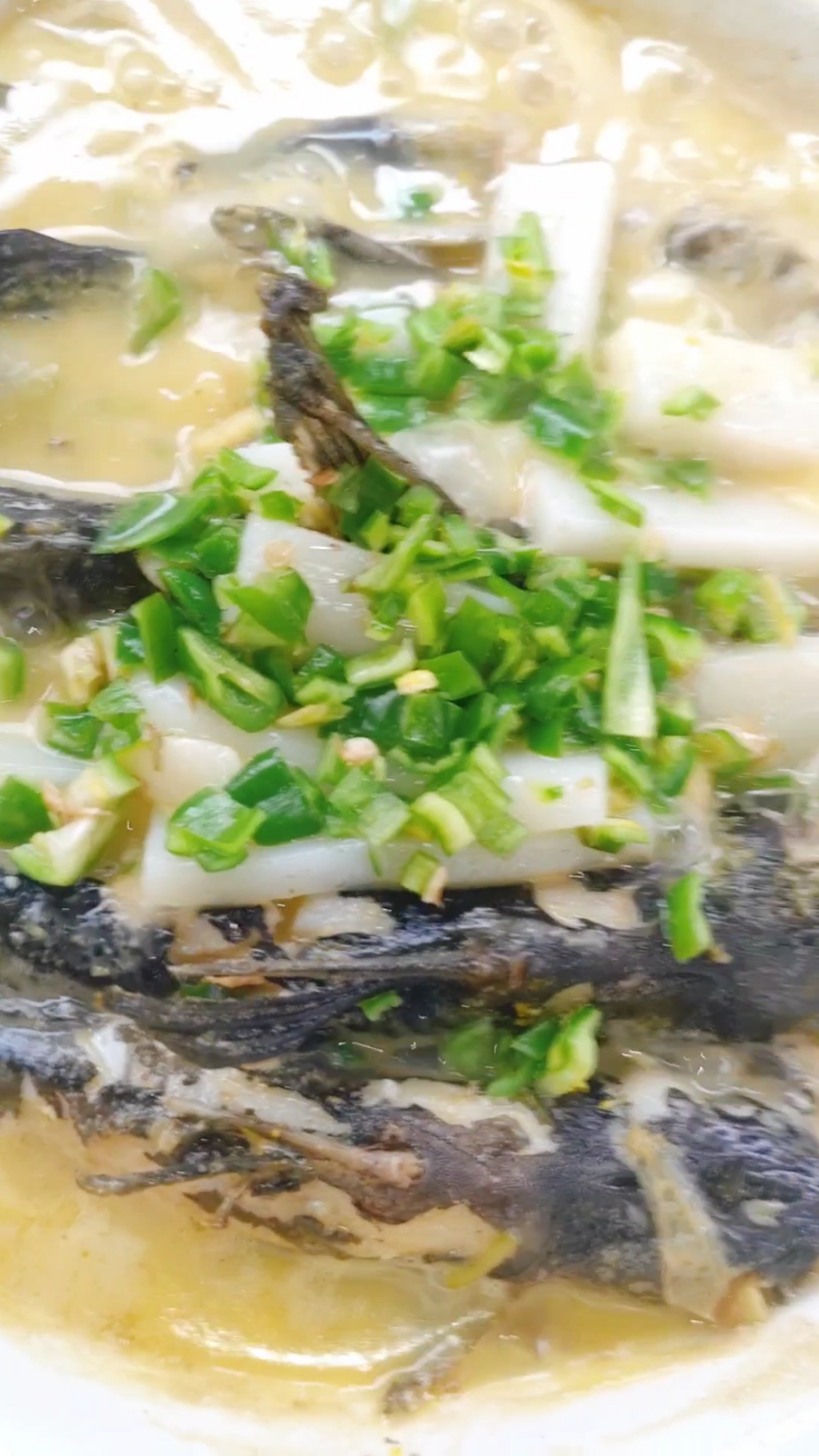 6块钱一条野生昂刺鱼,汤鲜肉细,加点年糕,哇真香