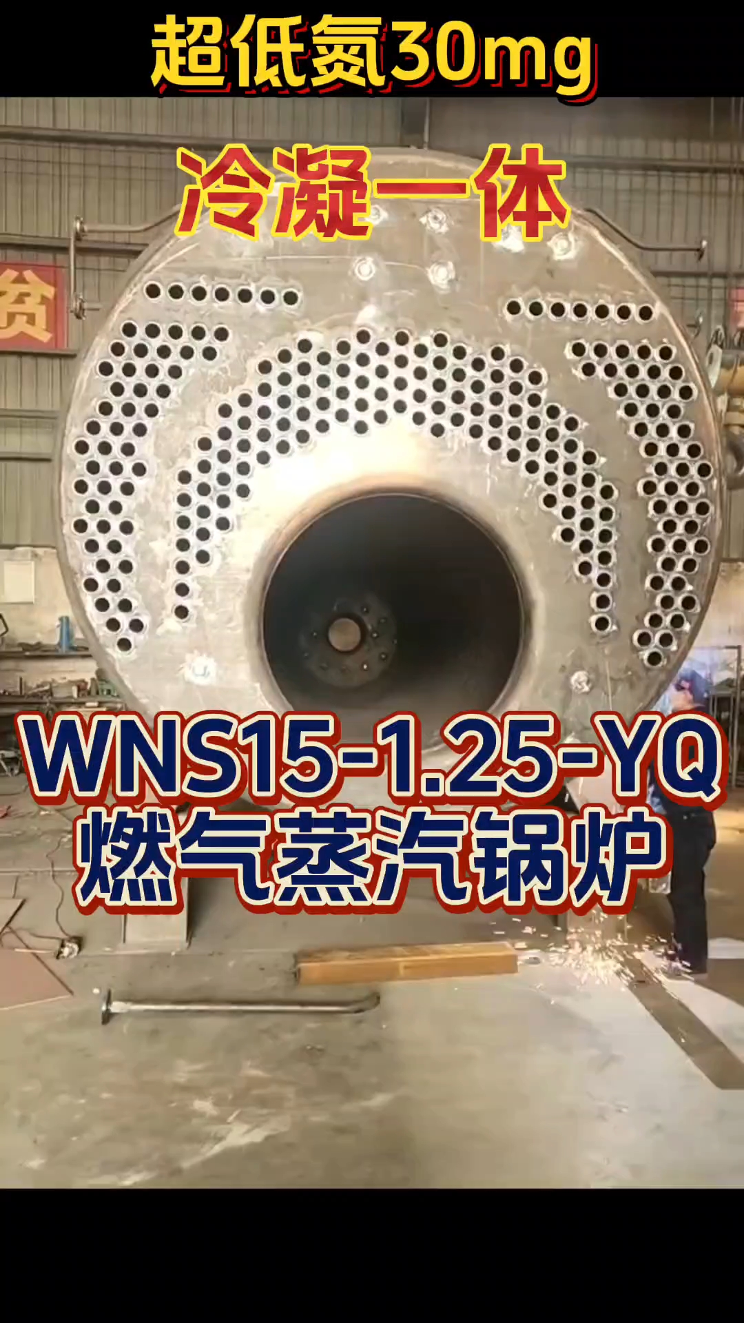 WNS15-1.25-YQ低氮冷凝一体燃气蒸汽锅炉
