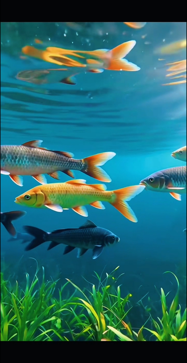 群鱼戏水，万事顺遂