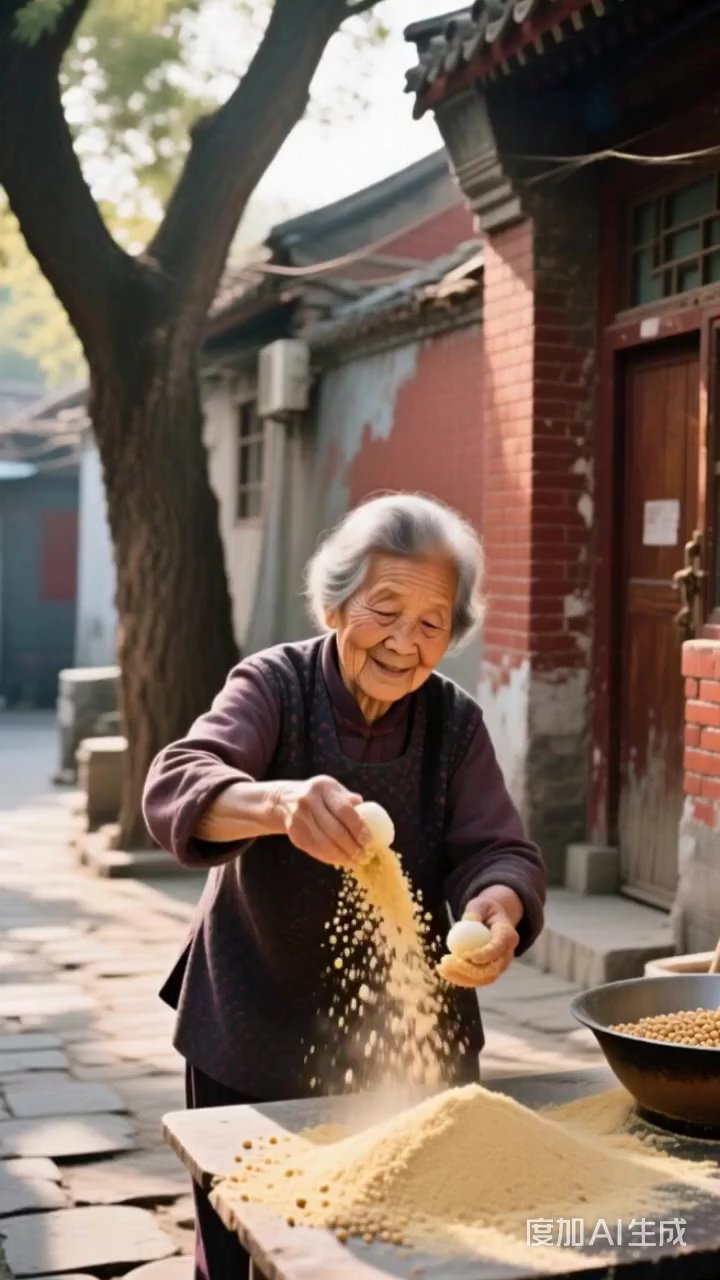 老北京的驴打滚!