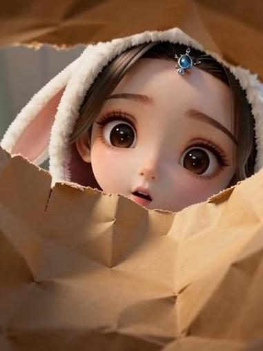 蛋糕先香的 蛋糕先香的#李慕婉 #q版人物 #萌娃日常 #可爱的小吃货 #剪映