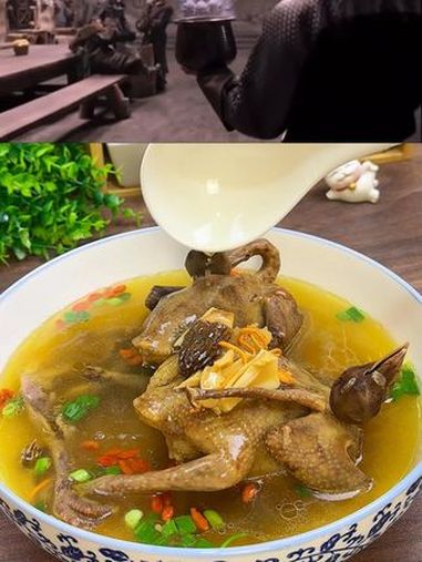 中华十大名菜之蘑菇炖飞龙!原来这就是传说中的天上龙肉!抖音美食推荐官 抖音小助手 智取威虎