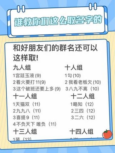 是谁教你们这么取名字的,网友们离开你谁还逗我笑～群聊 群聊名称 有趣