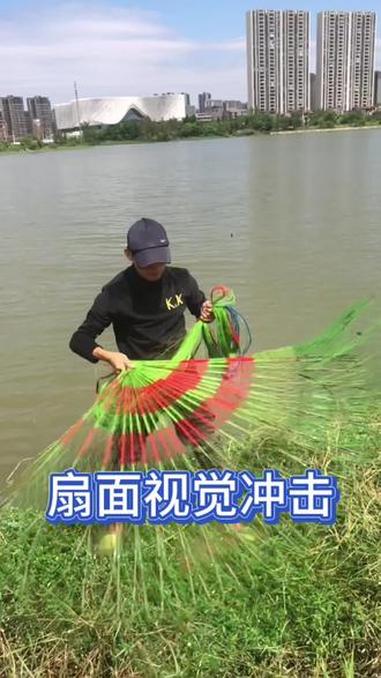 传统撒网扇面集锦睡觉冲击 大力马线撒网 纯手工大力马撒网 渔网 户外撒网捕鱼 撒网捕鱼飞盘