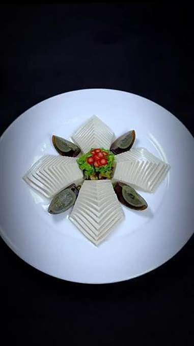 皮蛋豆腐摆盘 摆盘技巧 抖音手艺人 创意美食 皮蛋豆腐