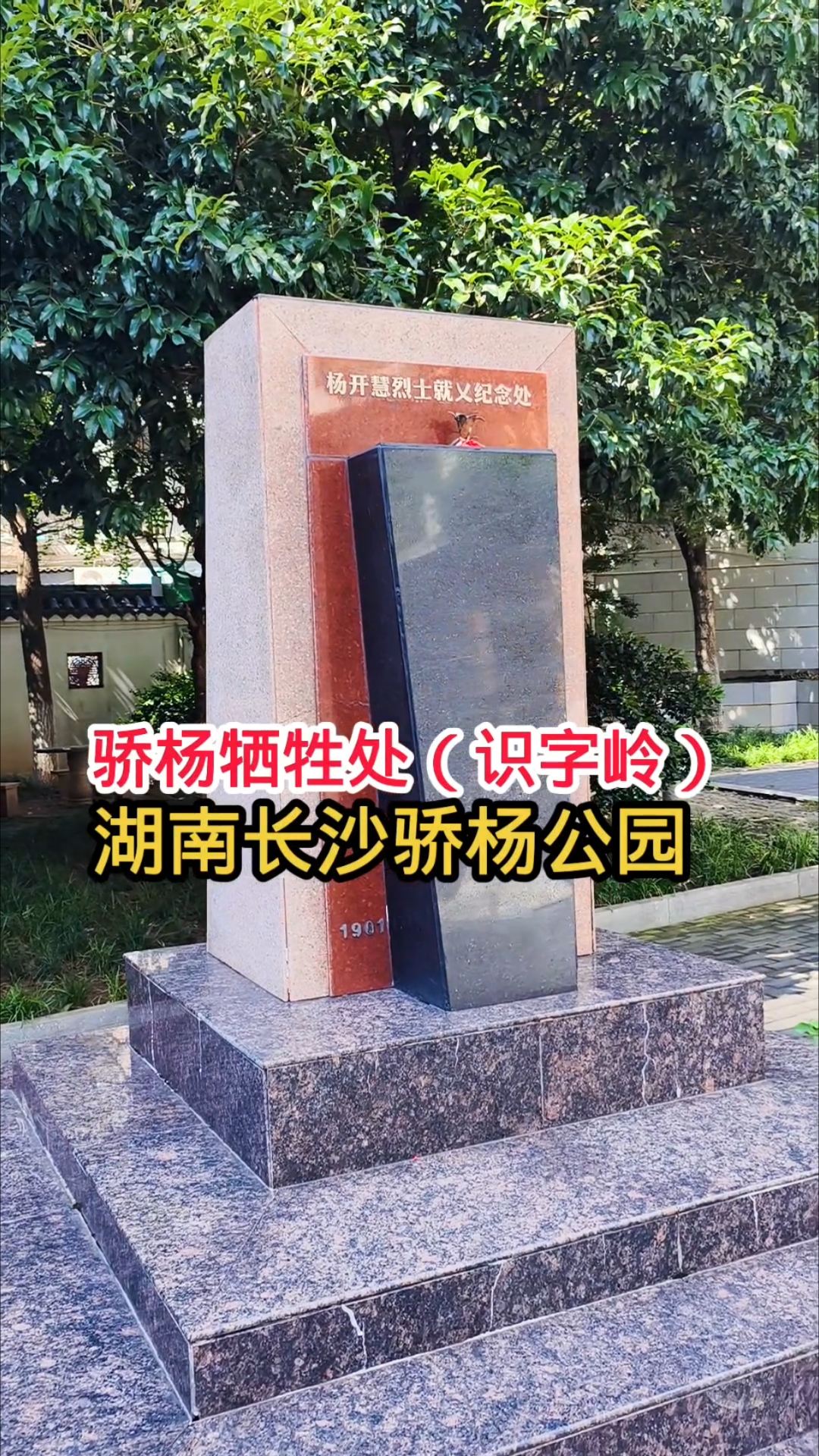 看哭了！英雄母亲感天动地，那一年骄杨29岁，湖南长沙识字岭