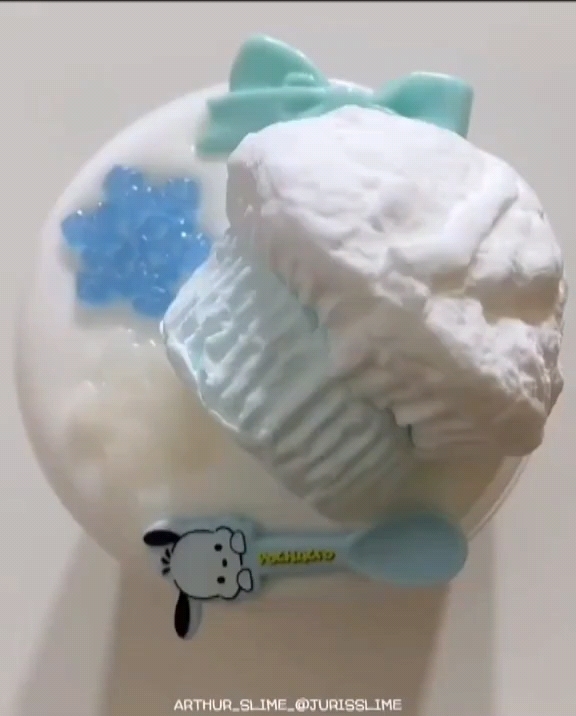 玉桂狗蛋糕,这个泥起泡量好大