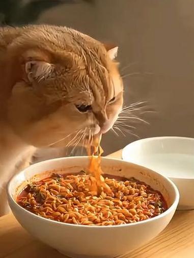 猫咪吃火鸡面 猫咪 火鸡面 火鸡面的神仙吃法 火鸡面新吃法(内容由 AI 生成)