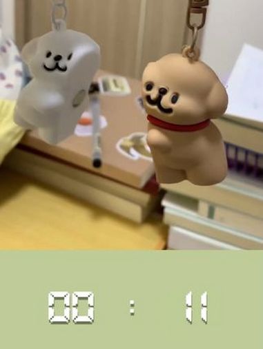 还不开跟你的好朋友搞上同款 挂件 钥匙扣 线条小狗