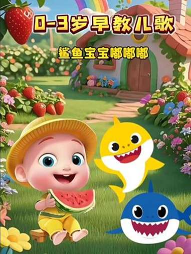早教儿歌:鲨鱼宝宝嘟嘟嘟 0到3岁早教儿歌 儿歌100首最火 宝宝儿歌 鲨鱼宝宝儿歌嘟嘟嘟
