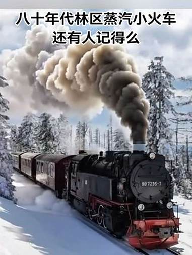 八十年代林区蒸汽小火车,还有人记得么 怀旧 蒸汽小火车 林区人的生活 乡愁记忆 一代人的回