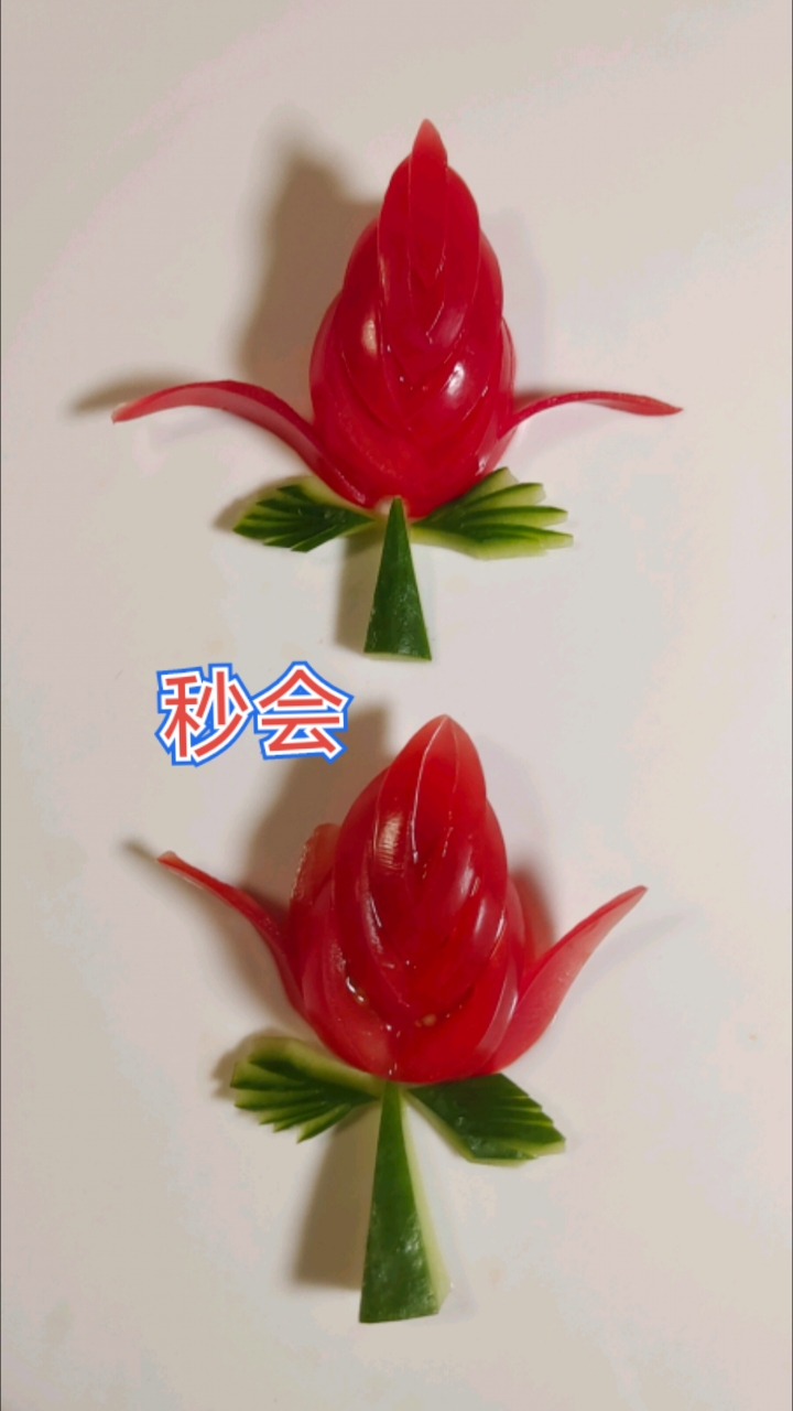 秒会柿子切花