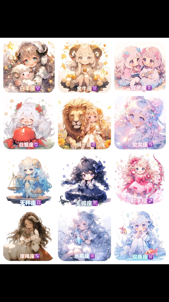 十二星座专属头像哦!