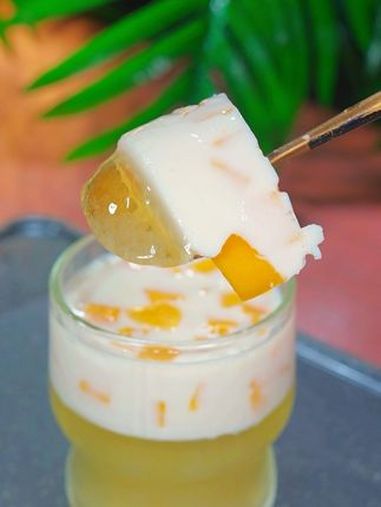 食剩的榴莲可以做一个果冻 唯有美食可以治愈一切 夏日饮品