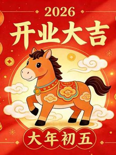 大年初五开市大吉，祝大家财源广进，生意兴隆，万事如意！以下祝福语\对联送给老板、商业伙伴、