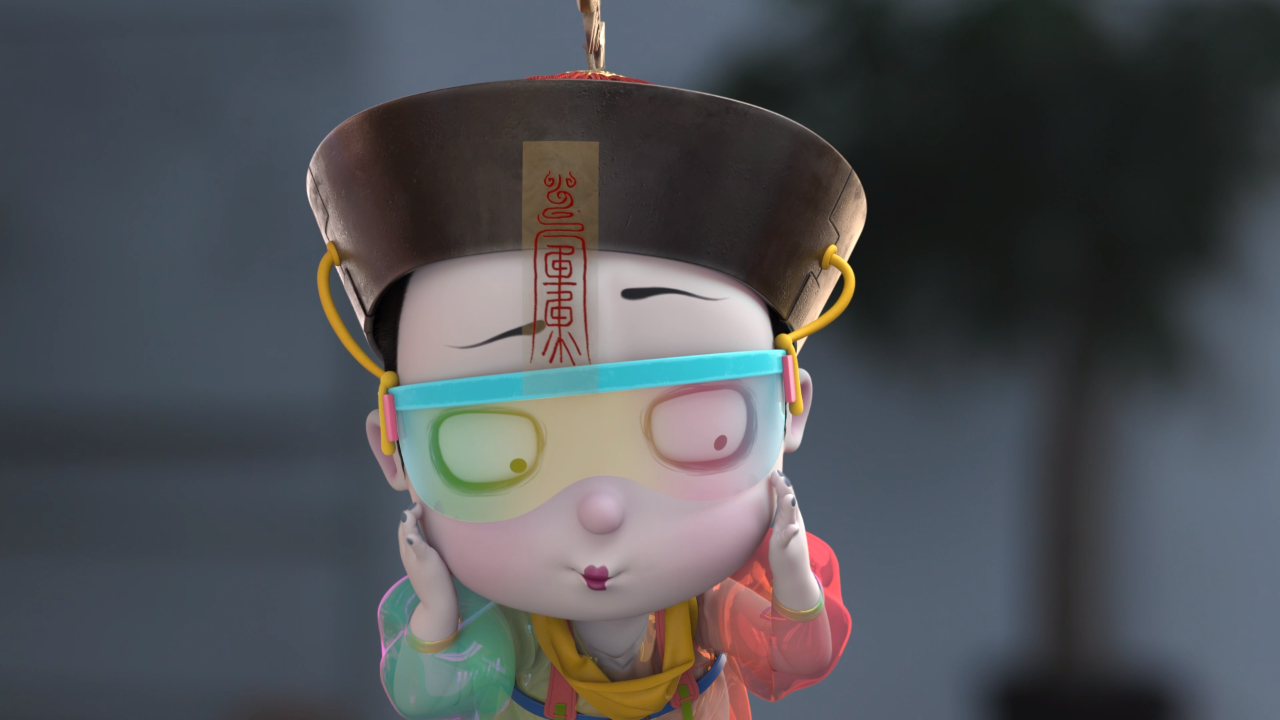 僵小鱼穿越未来世界,走进智能生活。祝小爱同学四周年快乐!