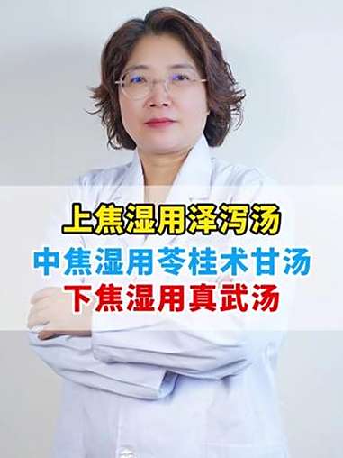 上焦湿用泽泻汤,中焦湿用苓桂术甘汤,下焦湿用真武汤 三焦 医学科普 中医中药 科普一下