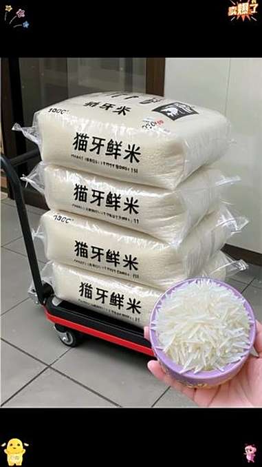 W泰国香米正宗猫牙米长粒原粮进口茉莉香梯田新大米10斤5斤家庭装