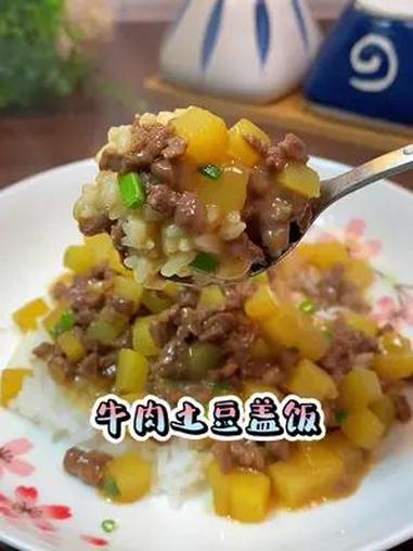 这样做的牛肉烧土豆也太香了,盖到米饭上,孩子轻松光盘 儿童美食 牛肉炖土豆