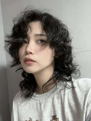 狼尾鲻鱼头搭配亚美卷也太美了吧 狼尾 狼尾发 狼尾鲻鱼头 亚美卷 亚裔风烫发