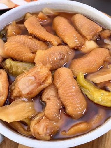 好吃还不用吐骨头的鸡脚筋!好吃到停不下来 嘎嘎好吃 口感特别好 美食 鸡脚筋