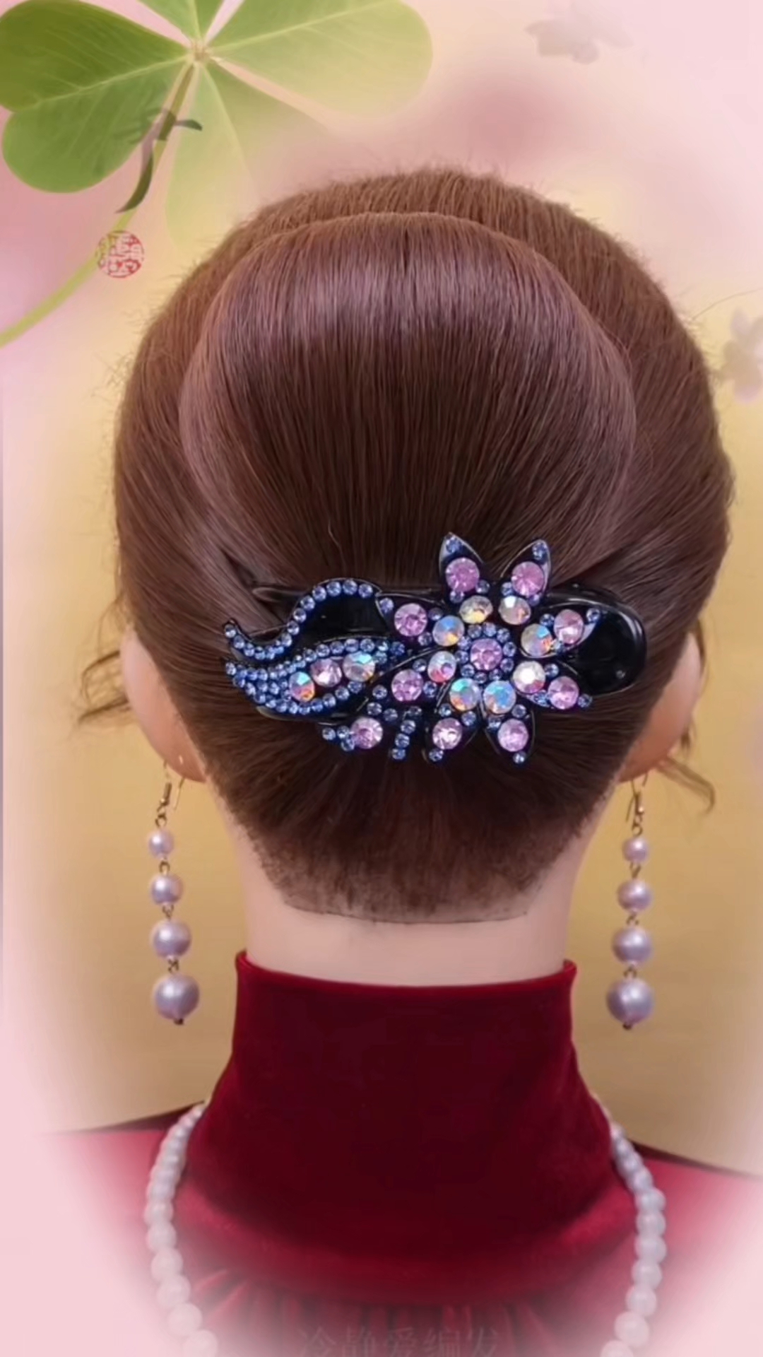 凤尾夹鸭嘴夹发型大合集