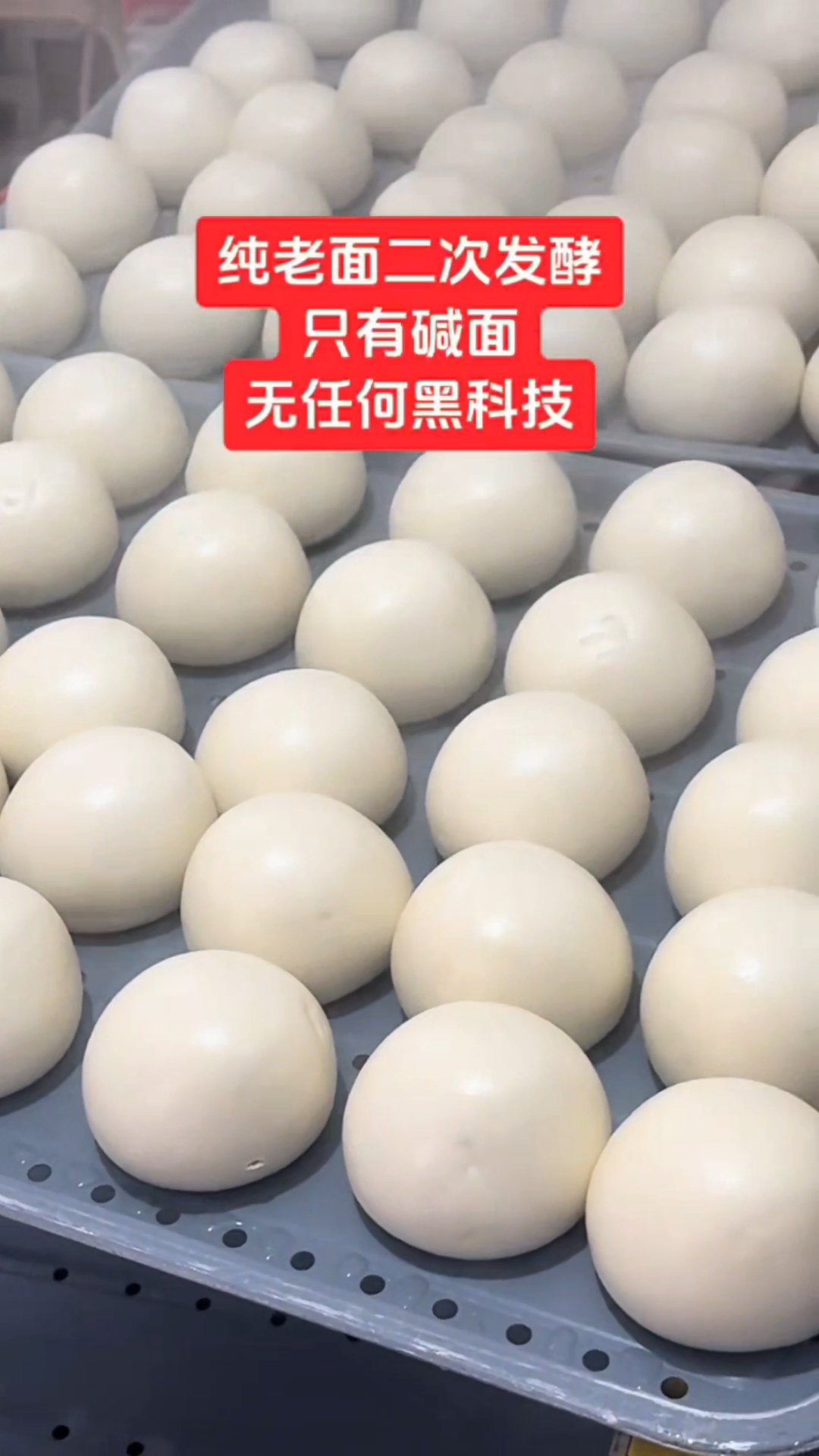 老面千层馒头出锅了,纯老面兑碱制作