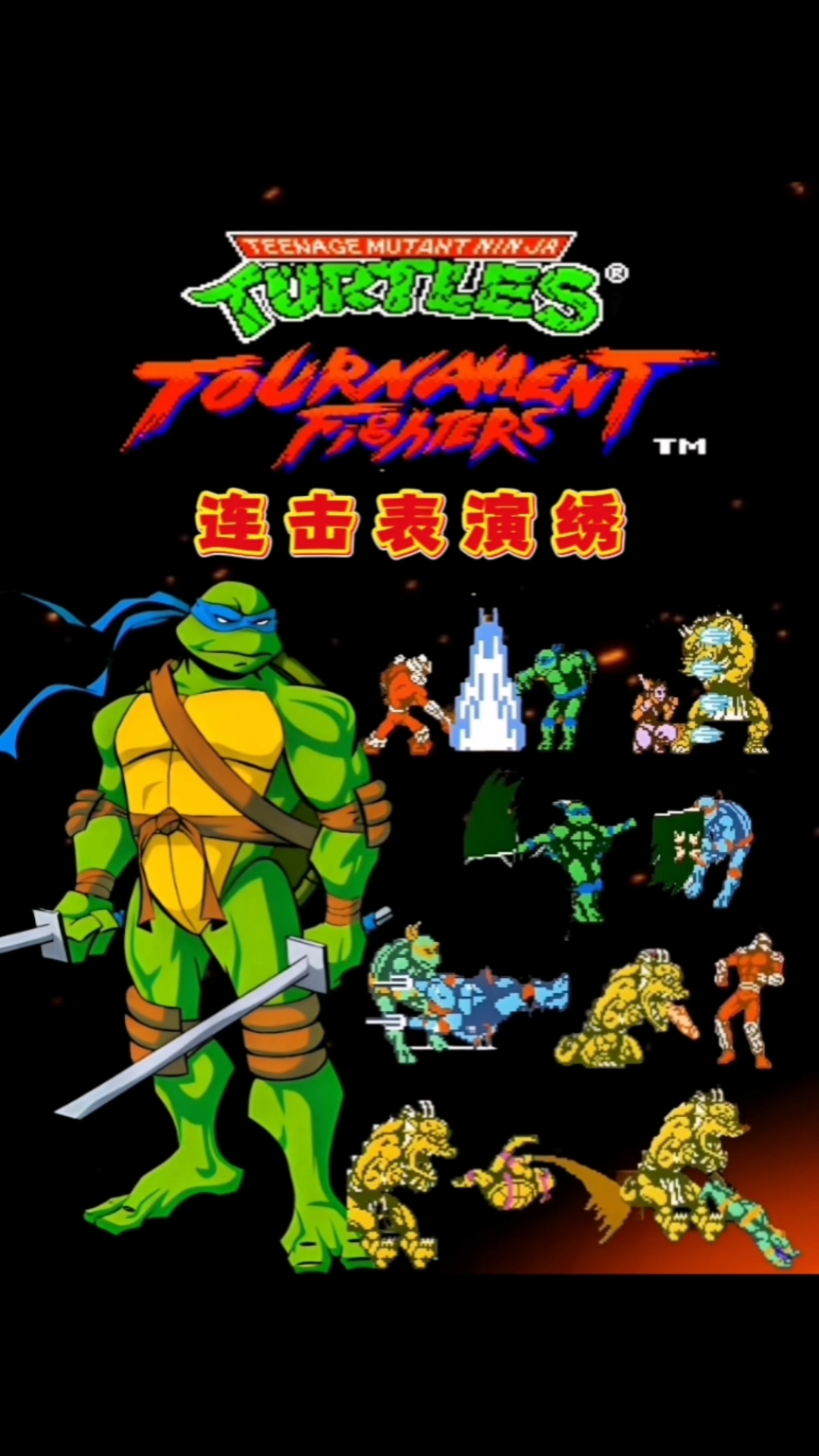 忍者神龟格斗全人物连击技能表演绣