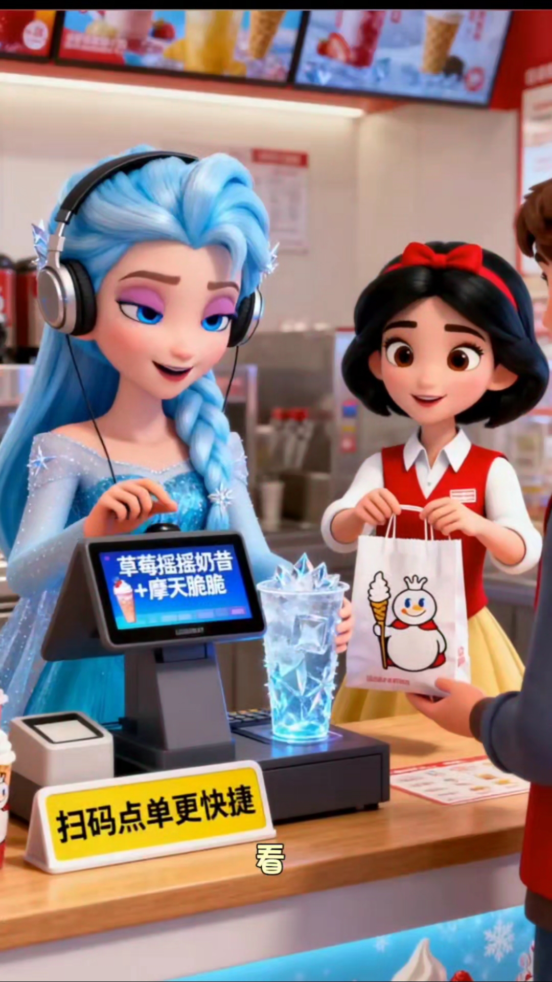 美味的摇摇奶昔