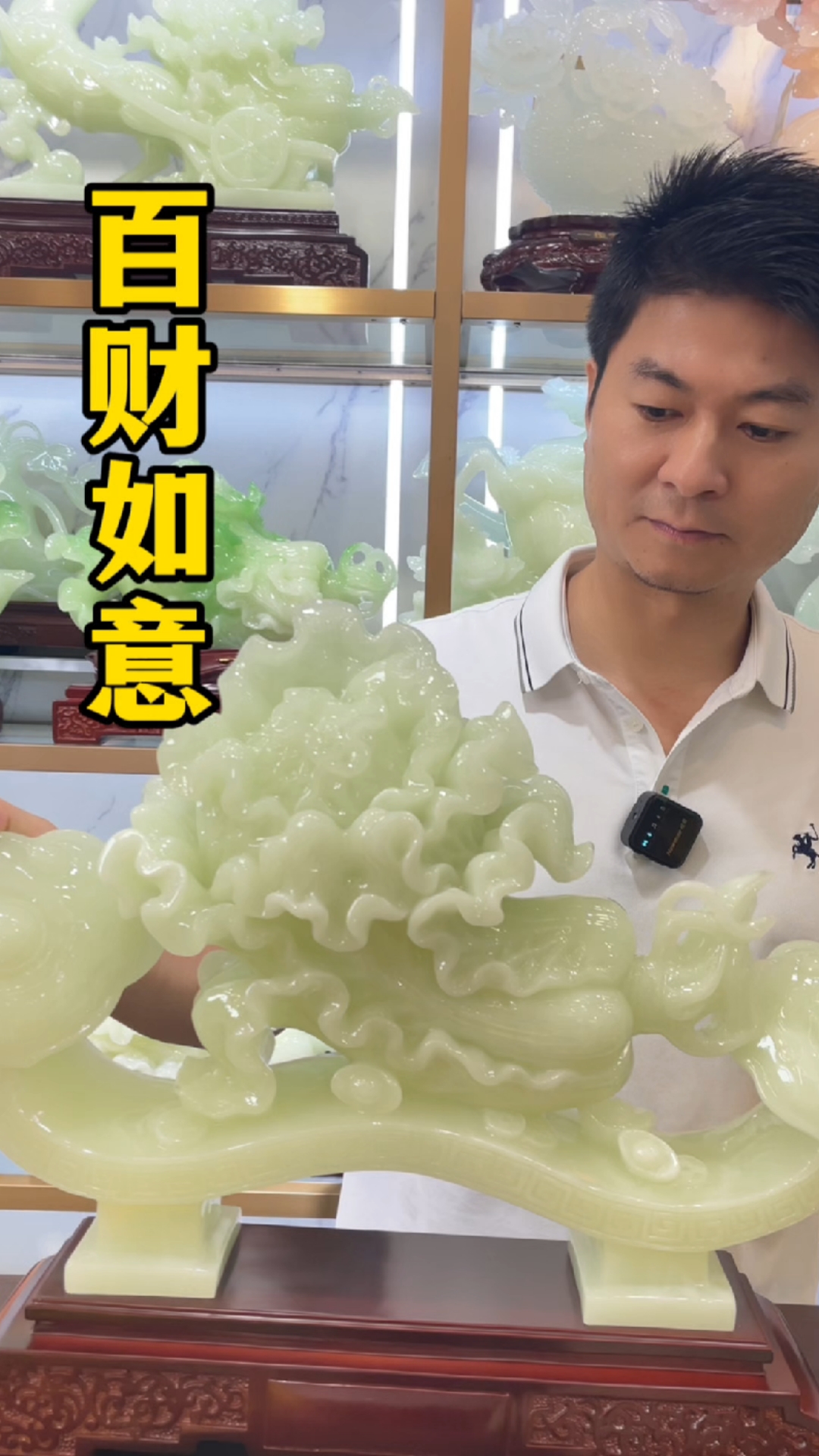 公司前台摆什么好?白菜如意就是非常不错的选择