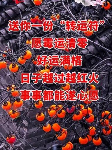 送你一份“转运符”!愿霉运清零,好运满格,日子越过越红火,事事都能遂心愿!