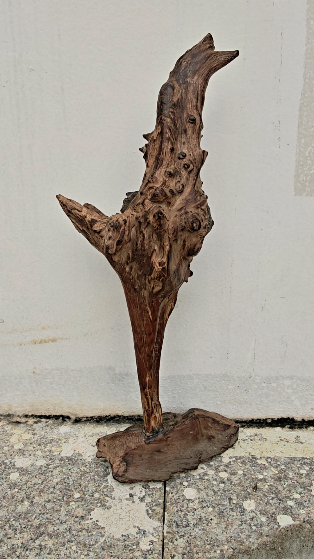 海南黄花梨造型摆件,金鸡独立