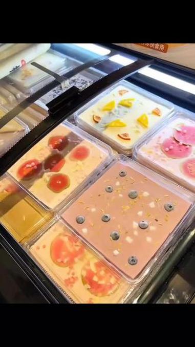 北国八千里 固体杨枝甘露 大块炒酸奶 美食