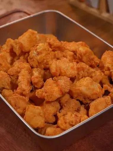 以后孩子要吃鸡米花不用点外卖了 在家做的干净又卫生,想吃多少做多少!鸡米花 炸鸡米花做法 