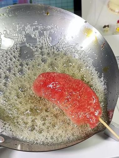 一口爆汁的冰糖柚子真的太好吃了!冰糖柚子 柚子的正确吃法 治愈系美食