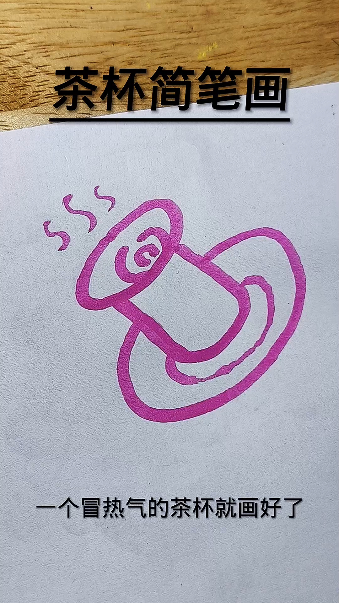 茶杯简笔画