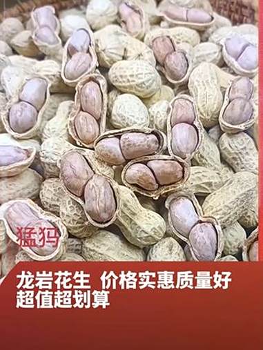 福建龙岩特产水煮花生用盐水煮熟后晒干的，每一粒都很饱满，吃起来咸香酥脆，越嚼越香，是采用新